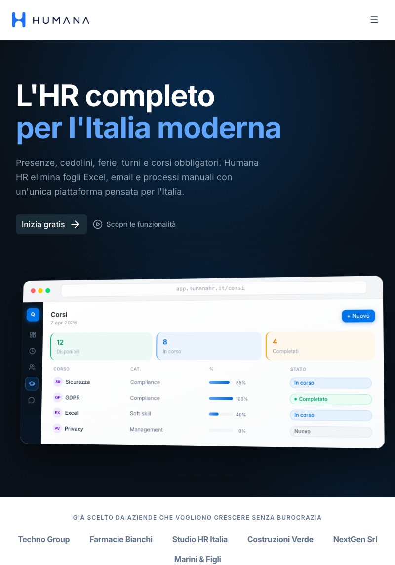 Anteprima di Humana HR
